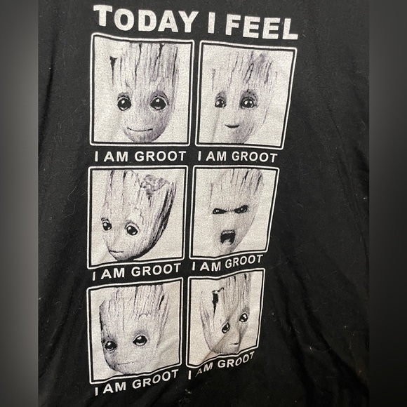 I am Groot black t-shirt - Picture 2 of 2